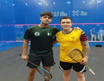 Noor Zaman crashes out of World Games