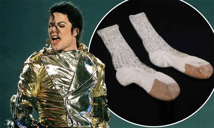 Michael Jackson’s Rhinestone Sock Sells for Over $8K in France