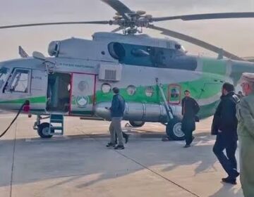 Chopper on relief mission crashes in bad weather