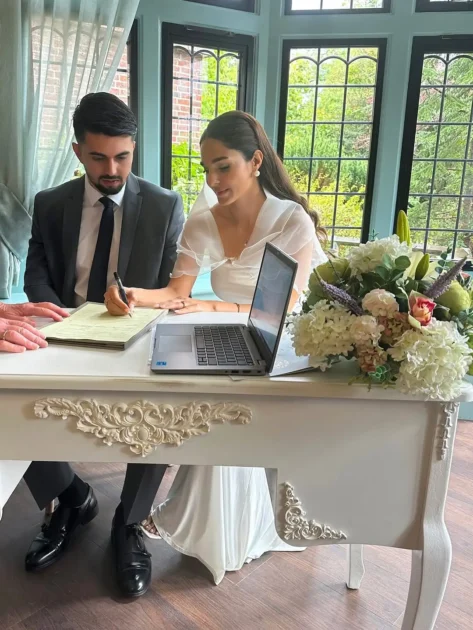 Mehrunisa Iqbal Civil Marriage Ceremony Pictures