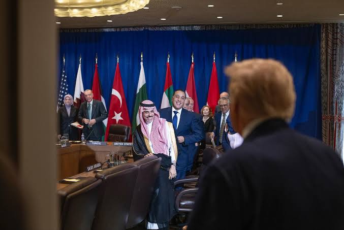 Trump, Muslim leaders explore Gaza peace options