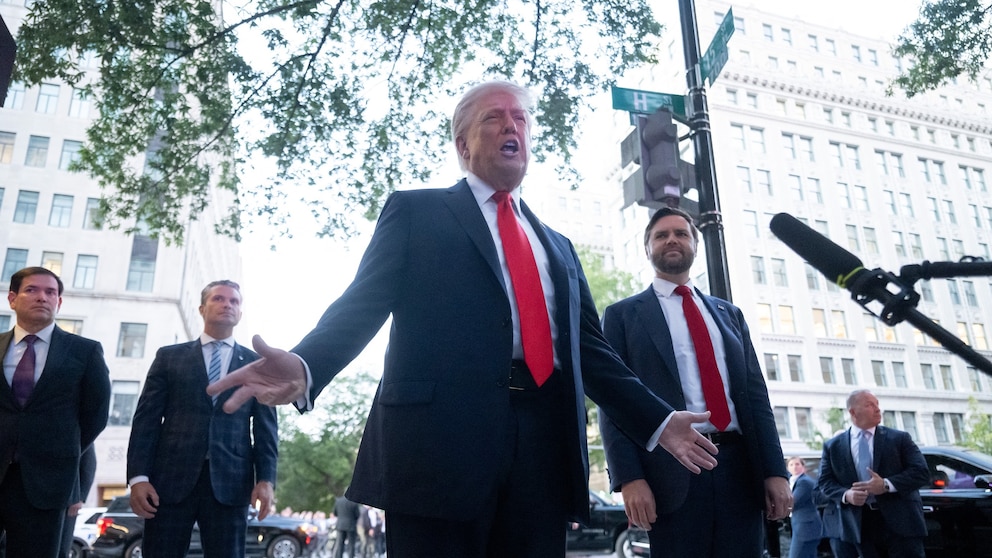 Trump “unhappy” over Israeli strike on Qatar