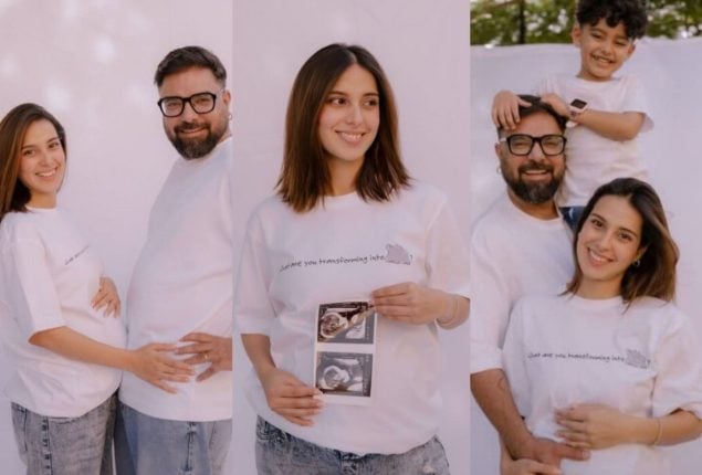 Iqra Aziz announces second pregnancy, shares photos with baby bump