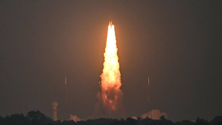 India space agency launches its heaviest satellite .
