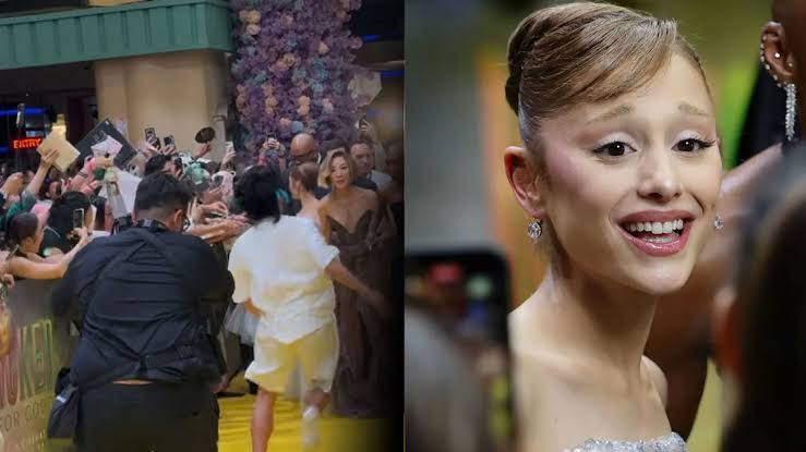 Man who grabbed Ariana Grande at premiere jailed in Singapore