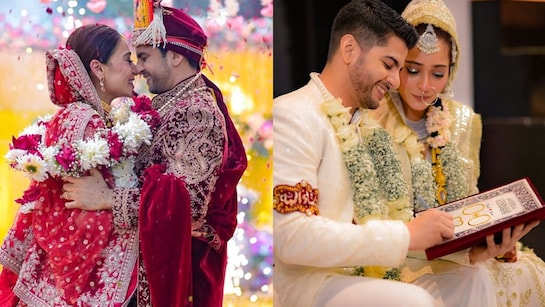 Sara Khan, Krish Pathak tie knot in dual Muslim-Hindu rituals