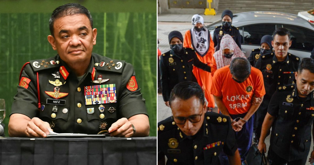 Malaysia’s ex-army chief, wife charged with corruption