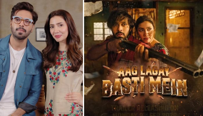 Mahira Khan & Fahad Mustafa’s Aag Lagay Basti Mein Trailer Out
