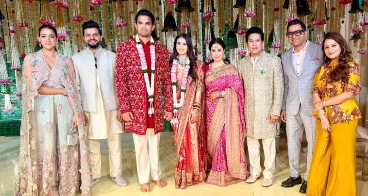 Arjun Tendulkar, Saaniya Chandhok tie the knot