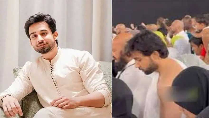 Bilal Abbas Khan in Saudi Arabia for performing Hajj