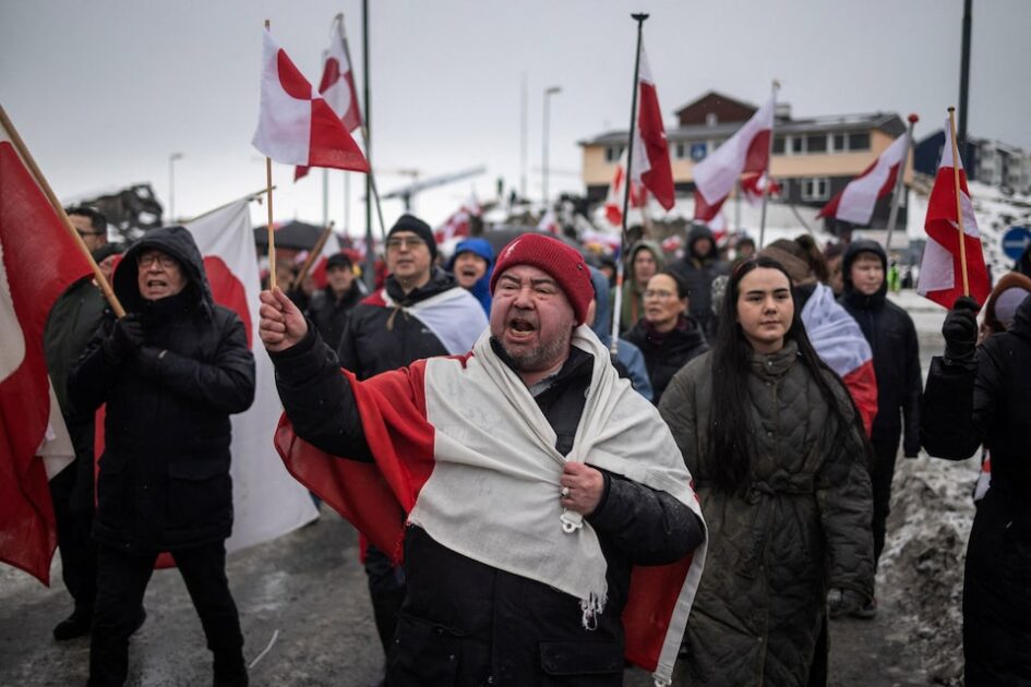 Greenlanders stage protest as US opens upgraded consulate amid annexation fears
