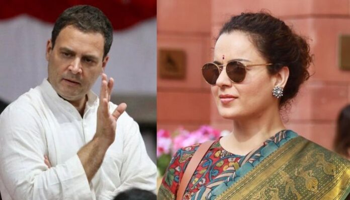 Kangana Ranaut denies marriage claim with Rahul Gandhi