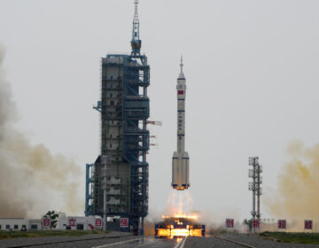 China launches three-crew space flight as part of Moon ambitions