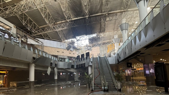 Kuwait International Airport terminal damaged in Iranian missile and drone strike